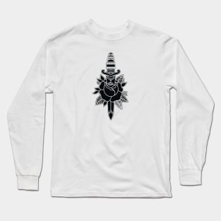 HomeSchoolTattoo Dagger and Rose Long Sleeve T-Shirt